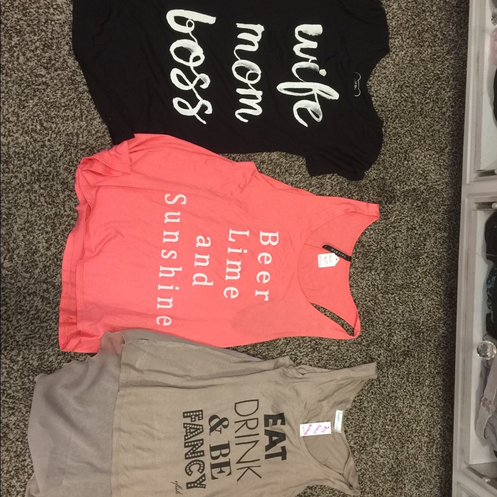 Set of 3 new women’s shirts